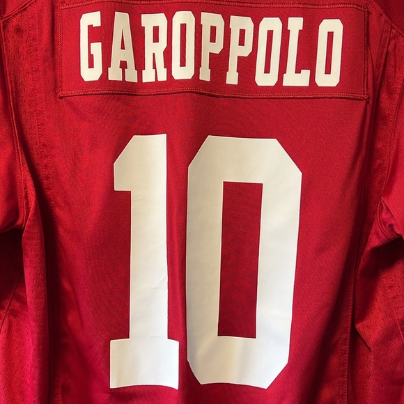 Like New NIKE NFL SF 49ers Classic Jimmy Quarterback GAROPPOLO #10 Red JERSEY! - Picture 6 of 9